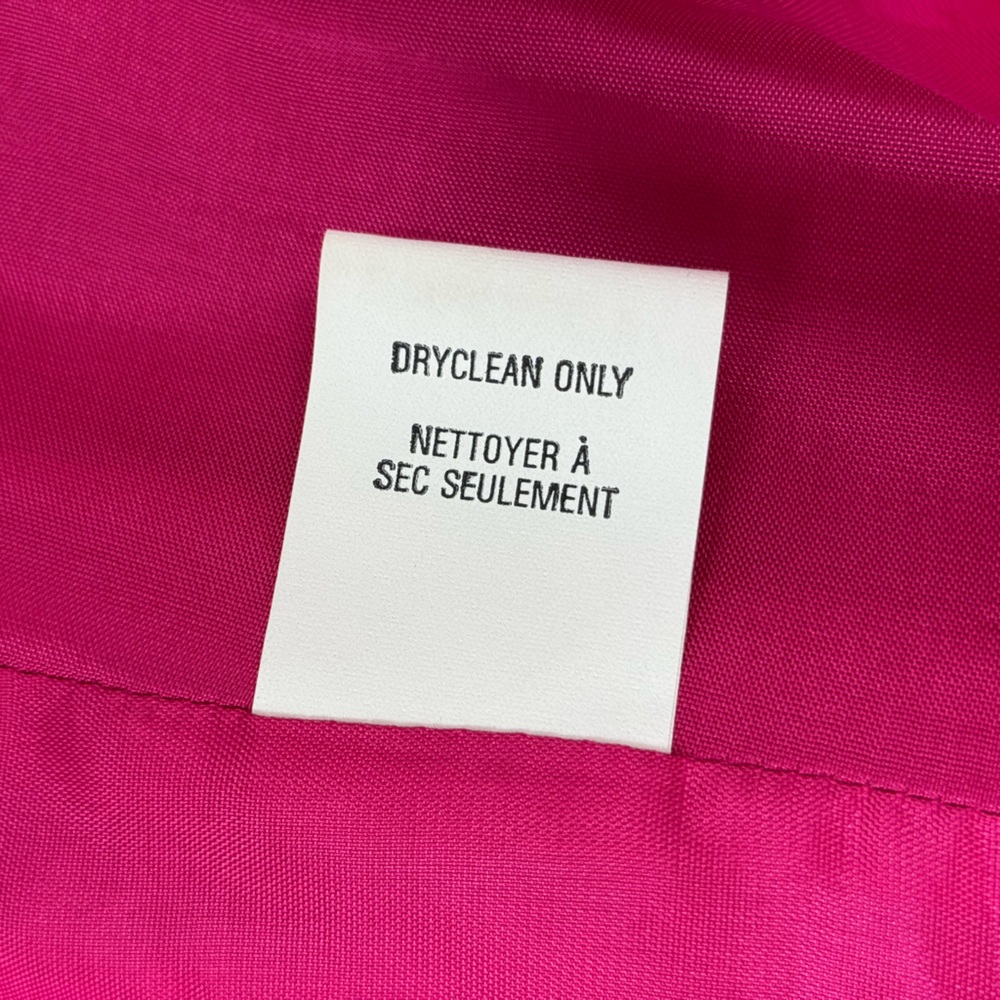 Vintage Wool Blazer Jacket Size 6 Pink Magenta Office 80s - Picture 9 of 10